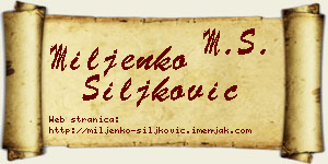 Miljenko Šiljković vizit kartica